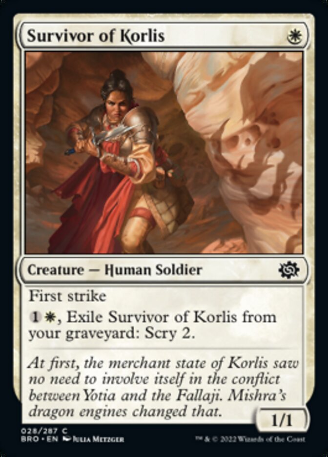 Survivor of Korlis [The Brothers' War] | Dragon's Lair Comics and Fantasy Houston TX