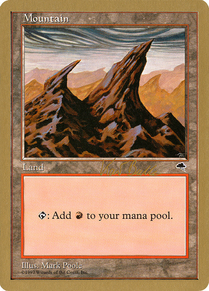 Mountain (kb344) (Kai Budde) [World Championship Decks 1999] | Dragon's Lair Comics and Fantasy Houston TX