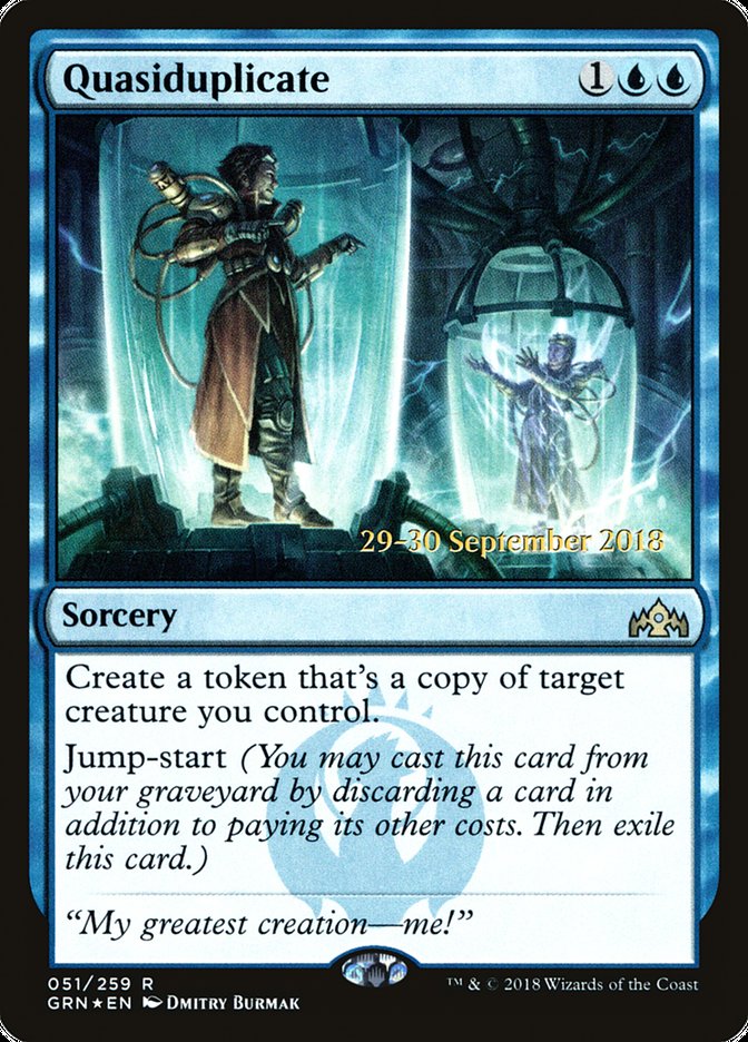 Quasiduplicate [Guilds of Ravnica Prerelease Promos] | Dragon's Lair Comics and Fantasy Houston TX