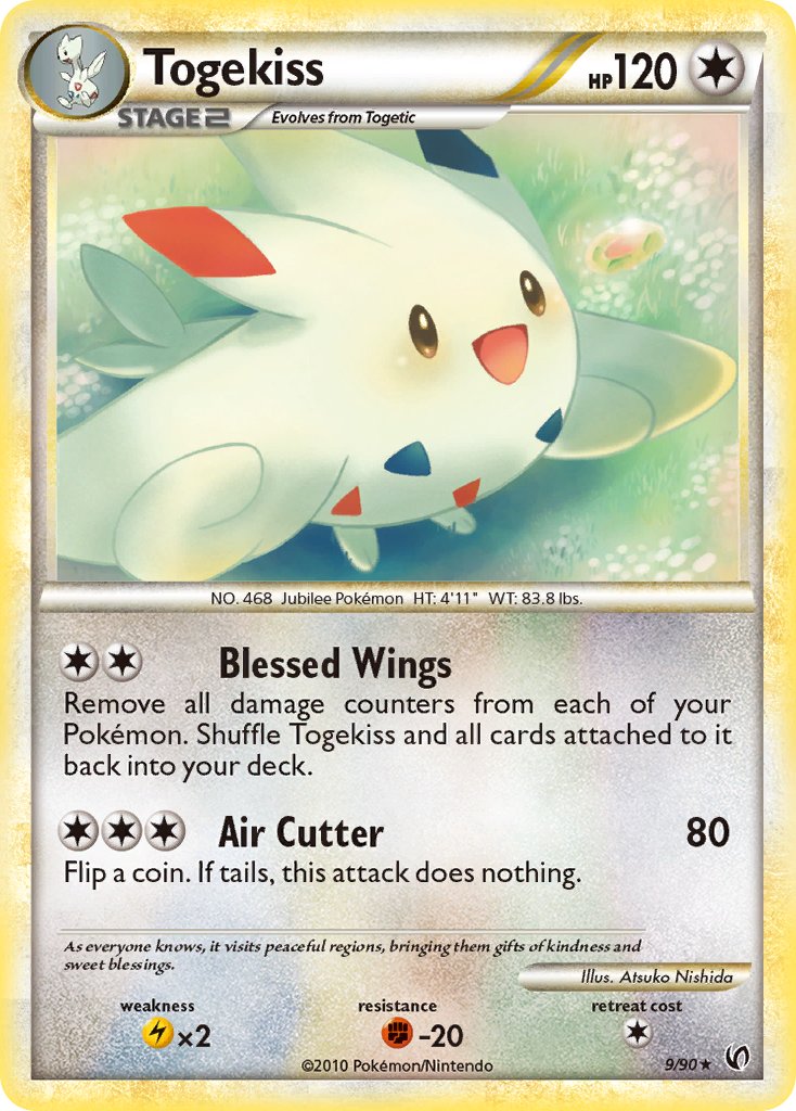 Togekiss (9/90) (Theme Deck Exclusive) [HeartGold & SoulSilver: Undaunted] | Dragon's Lair Comics and Fantasy Houston TX