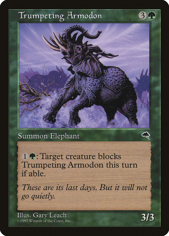 Trumpeting Armodon [Tempest] | Dragon's Lair Comics and Fantasy Houston TX