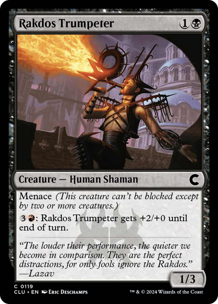 Rakdos Trumpeter [Ravnica: Clue Edition] | Dragon's Lair Comics and Fantasy Houston TX