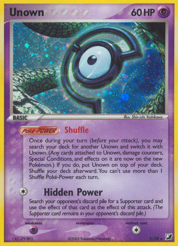 Unown (C) (C/28) [EX: Unseen Forces] | Dragon's Lair Comics and Fantasy Houston TX