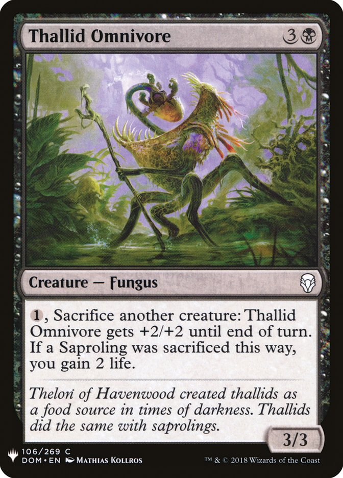 Thallid Omnivore [Mystery Booster] | Dragon's Lair Comics and Fantasy Houston TX