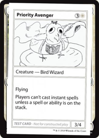 Priority Avenger (2021 Edition) [Mystery Booster Playtest Cards] | Dragon's Lair Comics and Fantasy Houston TX