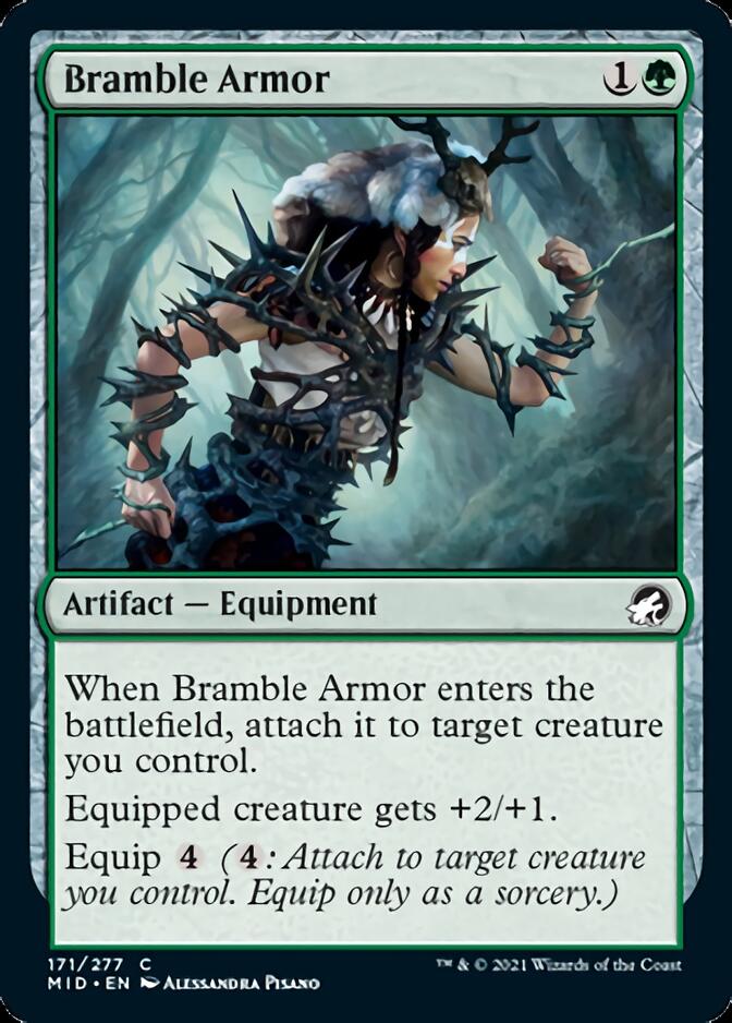 Bramble Armor [Innistrad: Midnight Hunt] | Dragon's Lair Comics and Fantasy Houston TX