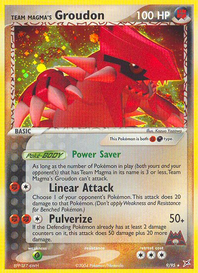 Team Magma's Groudon (9/95) [EX: Team Magma vs Team Aqua] | Dragon's Lair Comics and Fantasy Houston TX