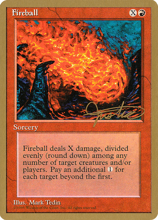 Fireball (Mark Justice) [Pro Tour Collector Set] | Dragon's Lair Comics and Fantasy Houston TX