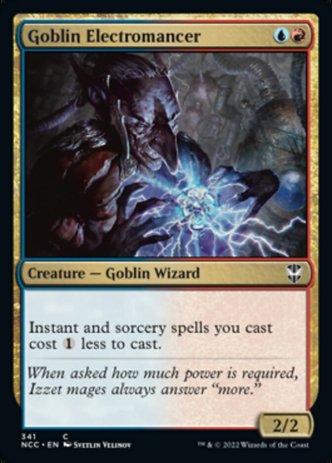 Goblin Electromancer [Streets of New Capenna Commander] | Dragon's Lair Comics and Fantasy Houston TX