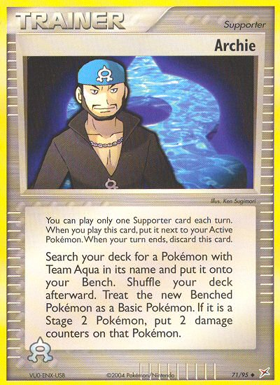 Archie (71/95) [EX: Team Magma vs Team Aqua] | Dragon's Lair Comics and Fantasy Houston TX