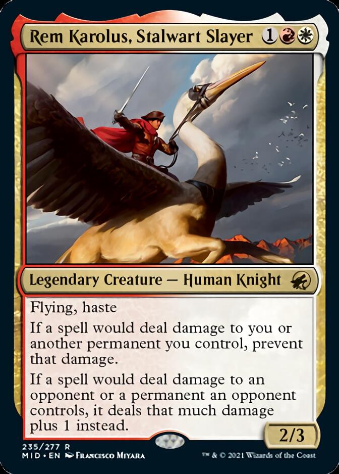 Rem Karolus, Stalwart Slayer [Innistrad: Midnight Hunt] | Dragon's Lair Comics and Fantasy Houston TX