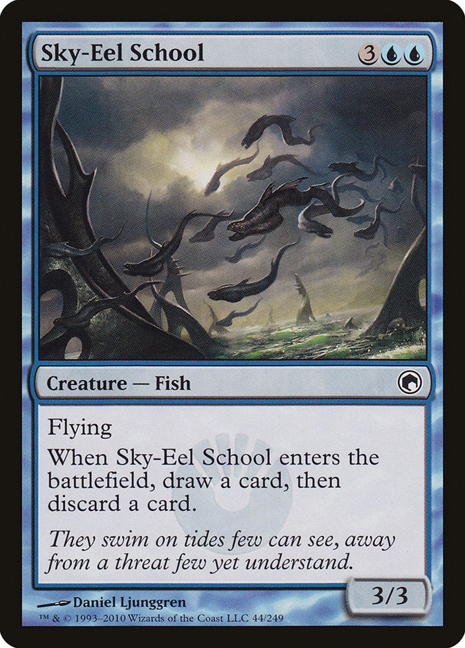 Sky-Eel School [Scars of Mirrodin] | Dragon's Lair Comics and Fantasy Houston TX