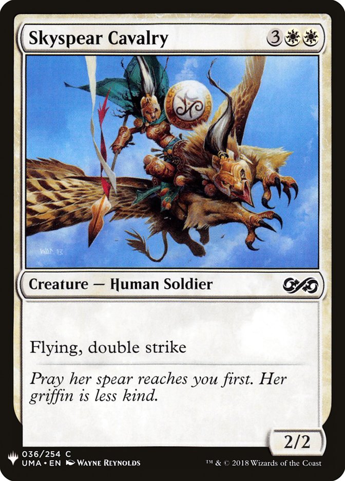 Skyspear Cavalry [Mystery Booster] | Dragon's Lair Comics and Fantasy Houston TX
