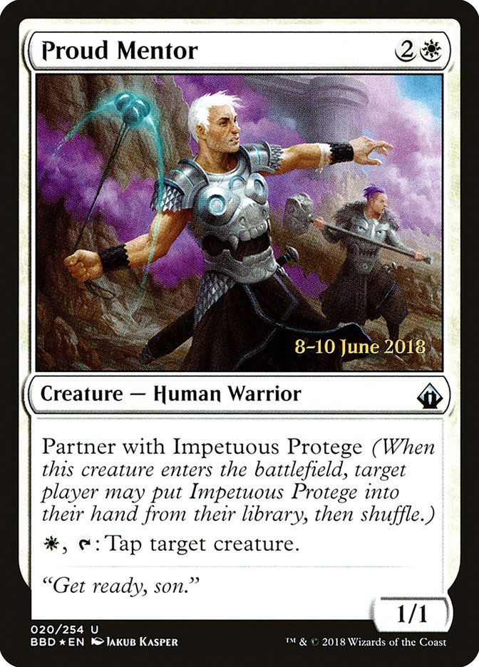 Proud Mentor [Battlebond Prerelease Promos] | Dragon's Lair Comics and Fantasy Houston TX