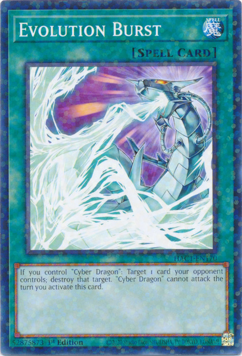 Evolution Burst (Duel Terminal) [HAC1-EN170] Common | Dragon's Lair Comics and Fantasy Houston TX
