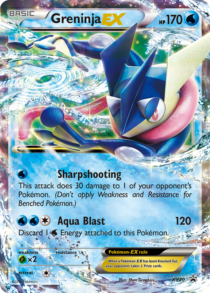 Greninja EX (XY20) [XY: Black Star Promos] | Dragon's Lair Comics and Fantasy Houston TX