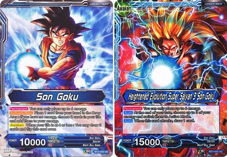 Son Goku // Heightened Evolution Super Saiyan 3 Son Goku (BT3-032) [Cross Worlds] | Dragon's Lair Comics and Fantasy Houston TX