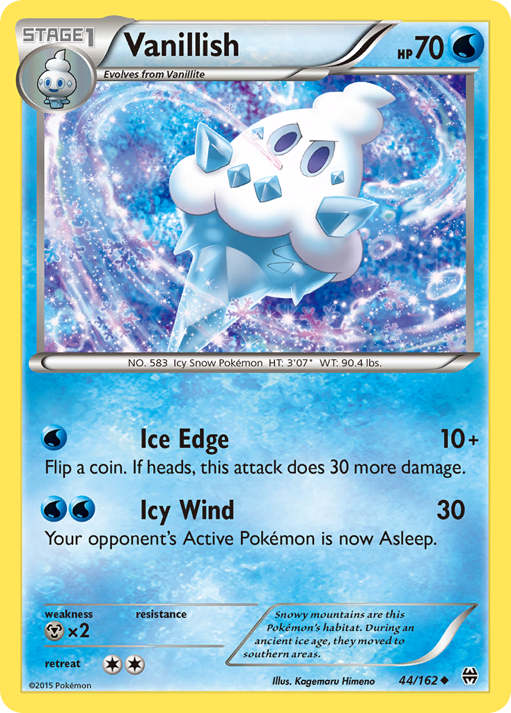 Vanillish (44/162) [XY: BREAKthrough] | Dragon's Lair Comics and Fantasy Houston TX