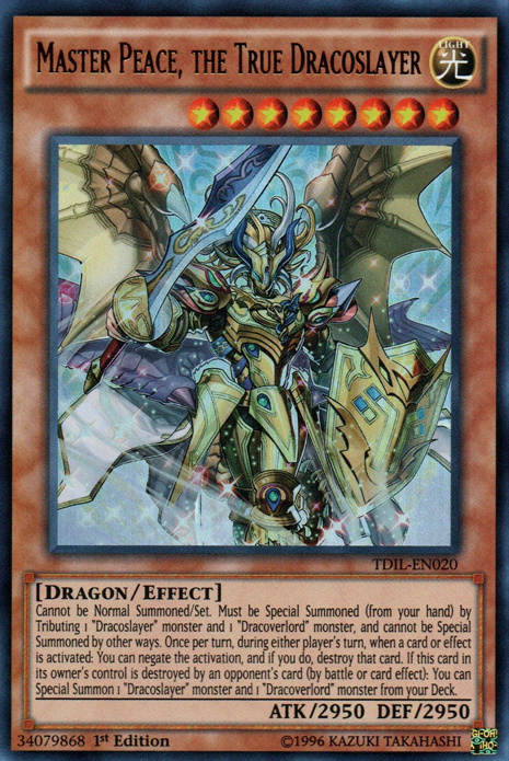 Master Peace, the True Dracoslayer [TDIL-EN020] Ultra Rare | Dragon's Lair Comics and Fantasy Houston TX