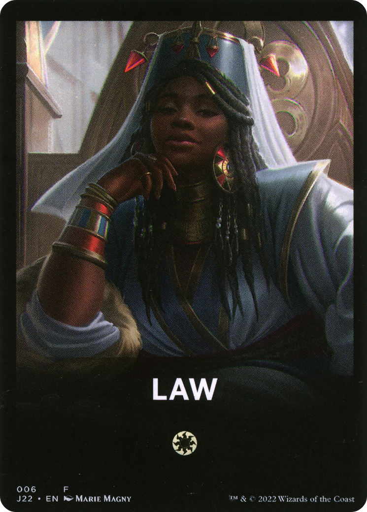 Law Theme Card [Jumpstart 2022 Front Cards] | Dragon's Lair Comics and Fantasy Houston TX