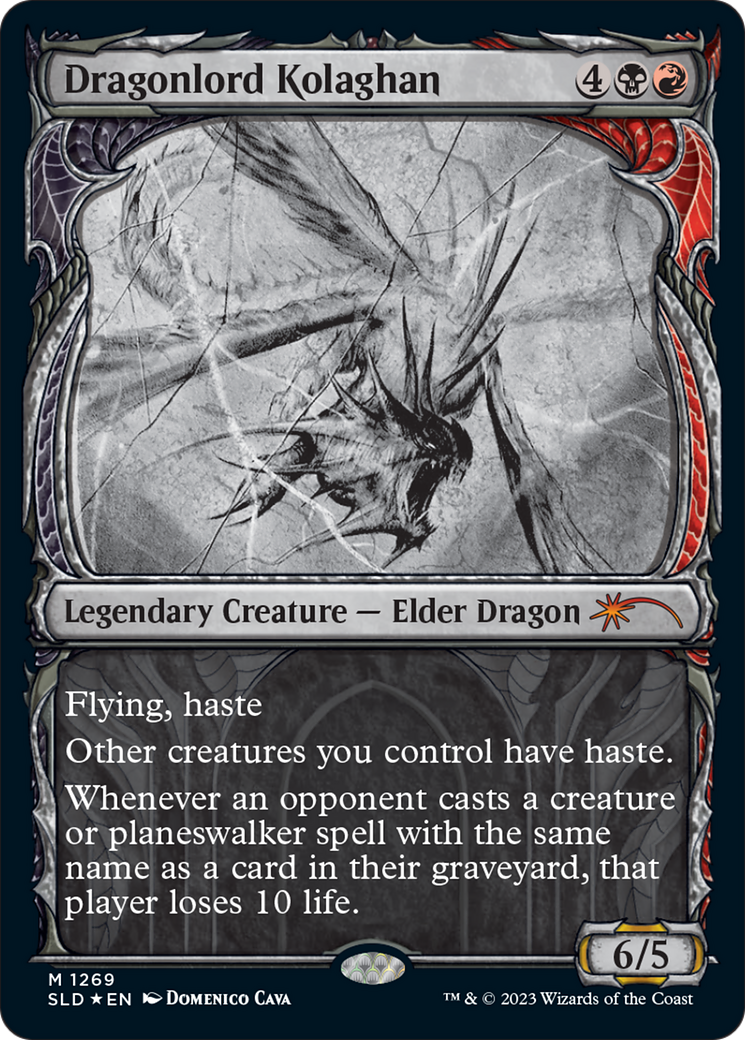 Dragonlord Kolaghan (Halo Foil) [Secret Lair Drop Series] | Dragon's Lair Comics and Fantasy Houston TX