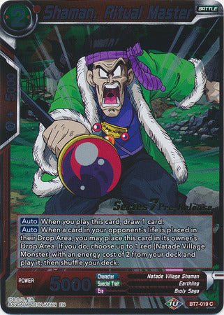 Shaman, Ritual Master (BT7-019_PR) [Assault of the Saiyans Prerelease Promos] | Dragon's Lair Comics and Fantasy Houston TX