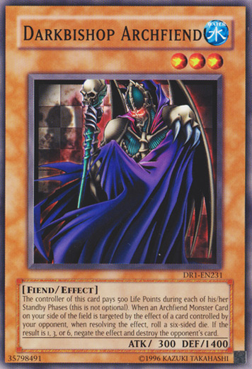 Darkbishop Archfiend [DR1-EN231] Common | Dragon's Lair Comics and Fantasy Houston TX