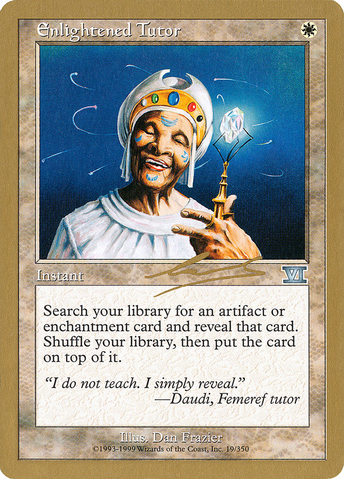 Enlightened Tutor (Nicolas Labarre) [World Championship Decks 2000] | Dragon's Lair Comics and Fantasy Houston TX