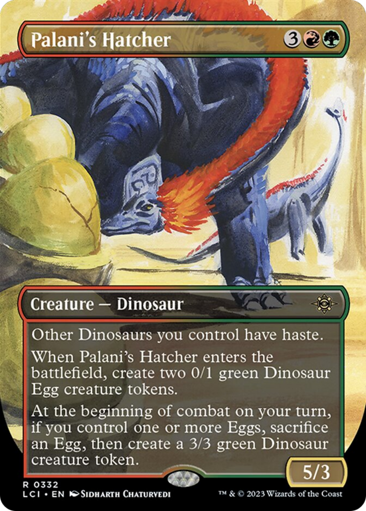 Palani's Hatcher (Borderless) [The Lost Caverns of Ixalan] | Dragon's Lair Comics and Fantasy Houston TX