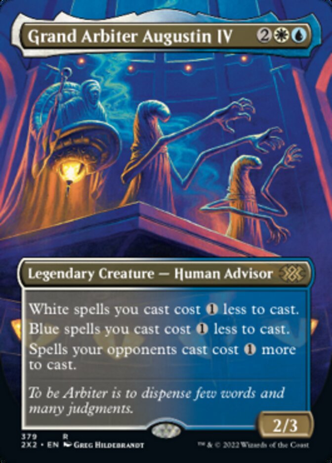 Grand Arbiter Augustin IV (Borderless Alternate Art) [Double Masters 2022] | Dragon's Lair Comics and Fantasy Houston TX