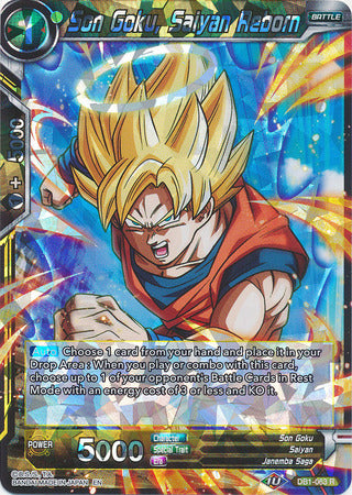 Son Goku, Saiyan Reborn (DB1-063) [Dragon Brawl] | Dragon's Lair Comics and Fantasy Houston TX