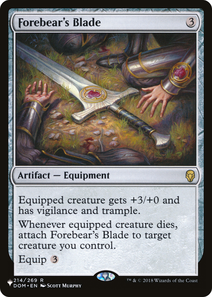 Forebear's Blade [The List] | Dragon's Lair Comics and Fantasy Houston TX