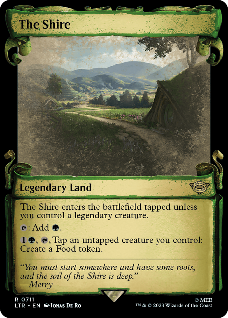 The Shire [The Lord of the Rings: Tales of Middle-Earth Showcase Scrolls] | Dragon's Lair Comics and Fantasy Houston TX