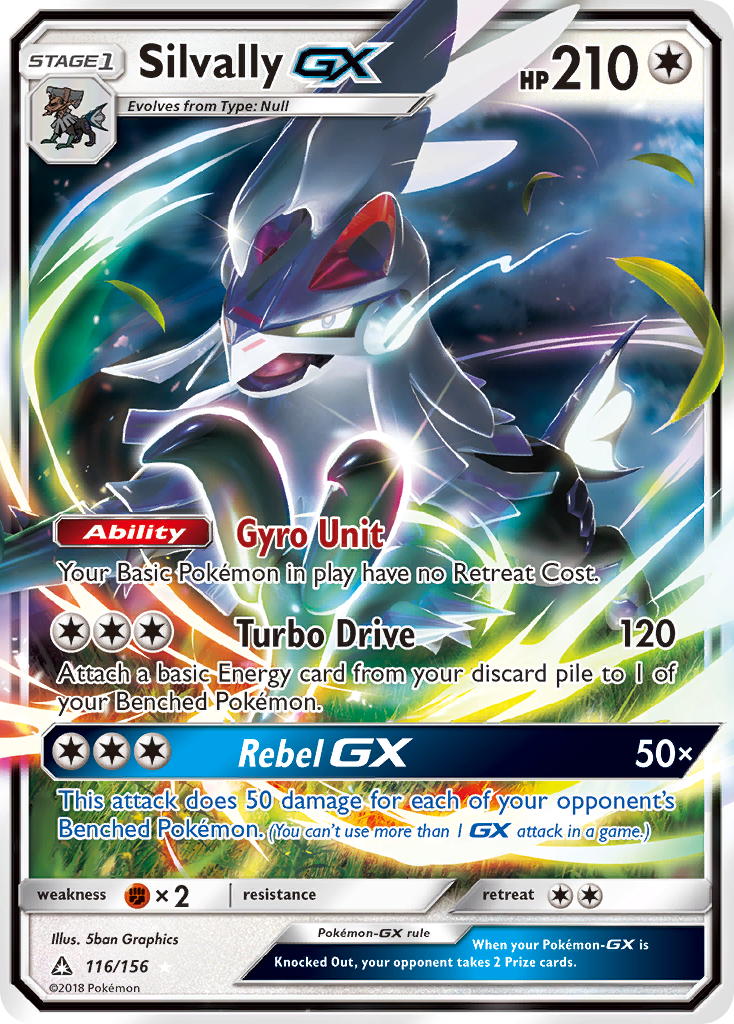 Silvally GX (116/156) [Sun & Moon: Ultra Prism] | Dragon's Lair Comics and Fantasy Houston TX