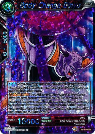 Body Change Ginyu (TB3-006) [Clash of Fates] | Dragon's Lair Comics and Fantasy Houston TX