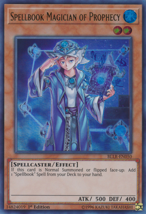 Spellbook Magician of Prophecy [BLLR-EN050] Ultra Rare | Dragon's Lair Comics and Fantasy Houston TX