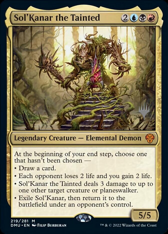 Sol'Kanar the Tainted (Promo Pack) [Dominaria United Promos] | Dragon's Lair Comics and Fantasy Houston TX