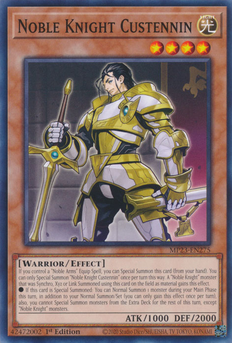 Noble Knight Custennin [MP23-EN275] Common | Dragon's Lair Comics and Fantasy Houston TX