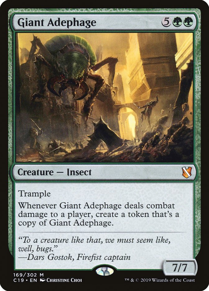Giant Adephage [Commander 2019] | Dragon's Lair Comics and Fantasy Houston TX