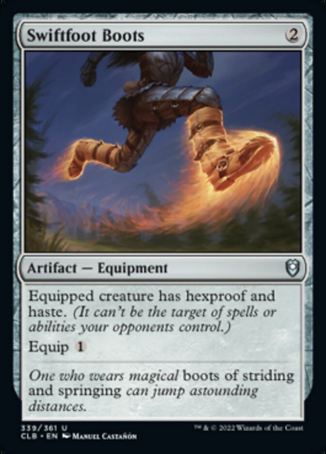 Swiftfoot Boots [Commander Legends: Battle for Baldur's Gate] | Dragon's Lair Comics and Fantasy Houston TX