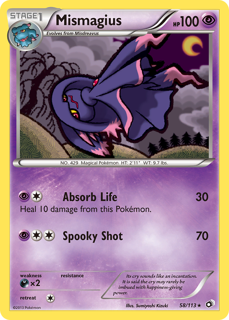 Mismagius (58/113) [Black & White: Legendary Treasures] | Dragon's Lair Comics and Fantasy Houston TX