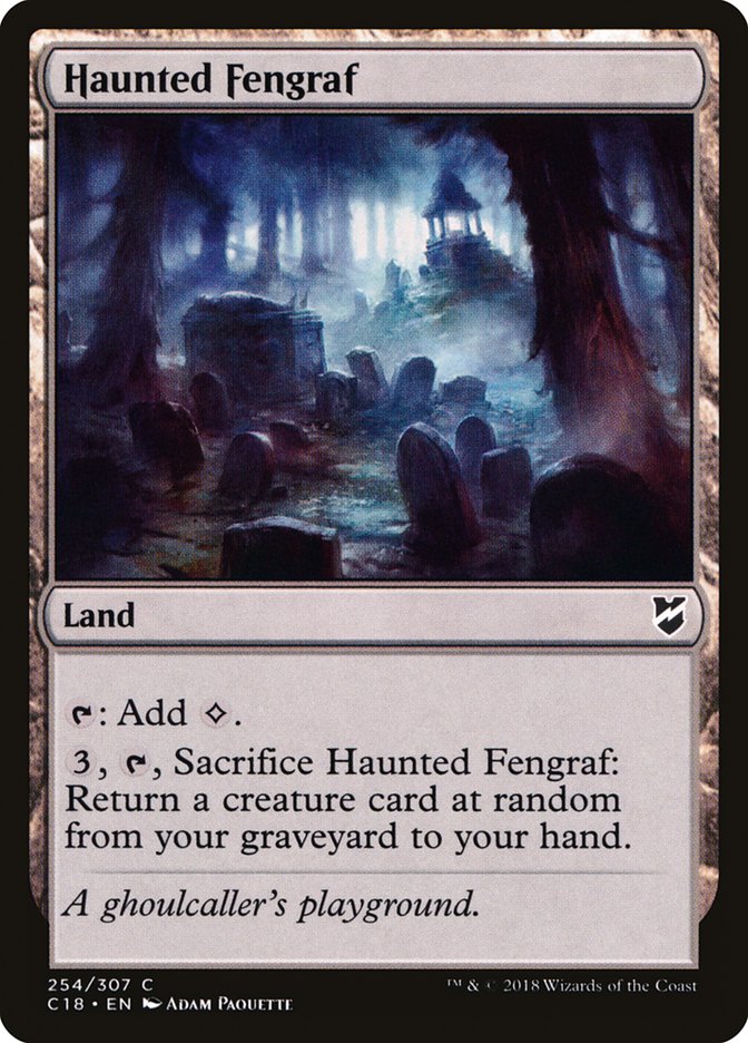 Haunted Fengraf [Commander 2018] | Dragon's Lair Comics and Fantasy Houston TX