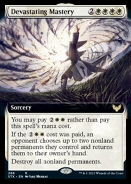 Devastating Mastery (Extended Art) [Strixhaven: School of Mages] | Dragon's Lair Comics and Fantasy Houston TX