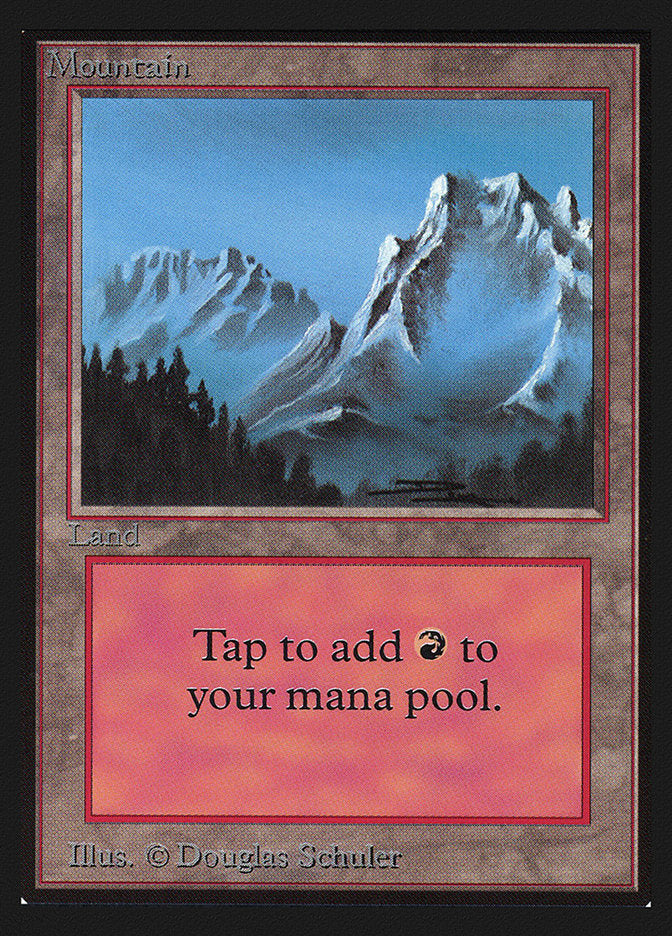 Mountain (Snow Top / Highest Point on Right) [Collectors' Edition] | Dragon's Lair Comics and Fantasy Houston TX