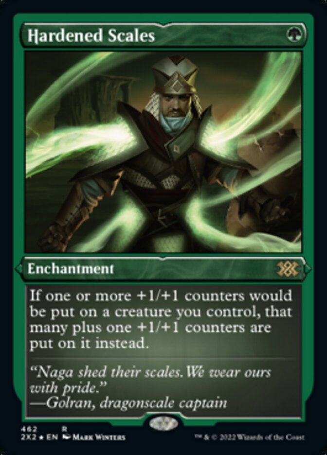 Hardened Scales (Foil Etched) [Double Masters 2022] | Dragon's Lair Comics and Fantasy Houston TX