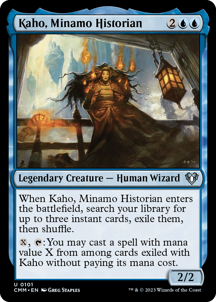 Kaho, Minamo Historian [Commander Masters] | Dragon's Lair Comics and Fantasy Houston TX