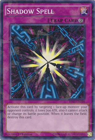 Shadow Spell [BP03-EN198] Shatterfoil Rare | Dragon's Lair Comics and Fantasy Houston TX