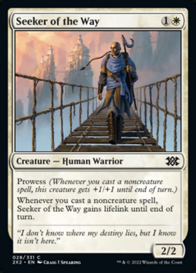 Seeker of the Way [Double Masters 2022] | Dragon's Lair Comics and Fantasy Houston TX