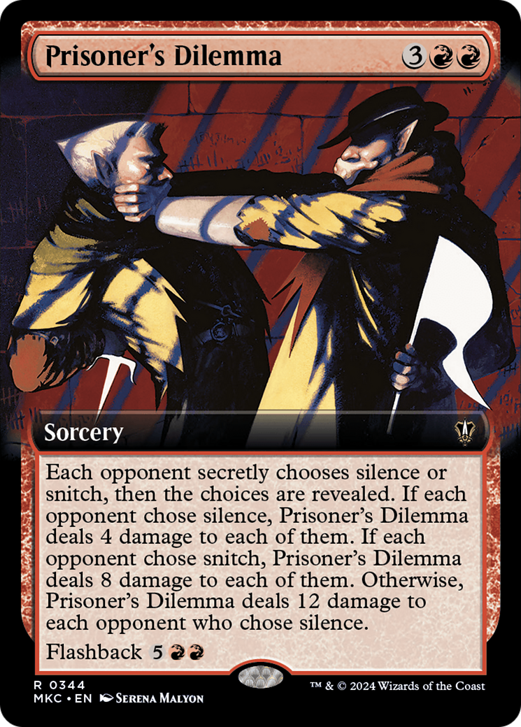 Prisoner's Dilemma (Extended Art) [Murders at Karlov Manor Commander] | Dragon's Lair Comics and Fantasy Houston TX