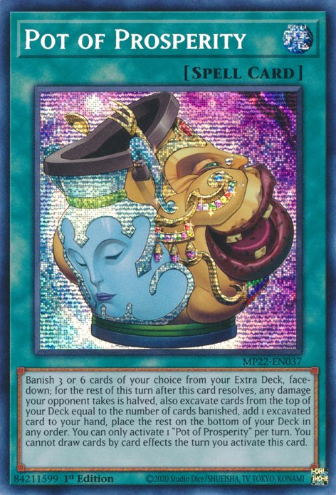 Pot of Prosperity [MP22-EN037] Prismatic Secret Rare | Dragon's Lair Comics and Fantasy Houston TX